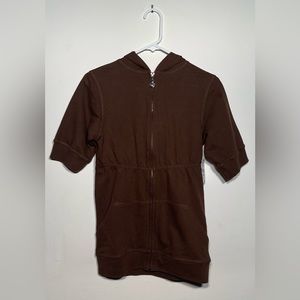 Girl’s Arizona Jean Company Brown Short Sleeved Jacket Size XL